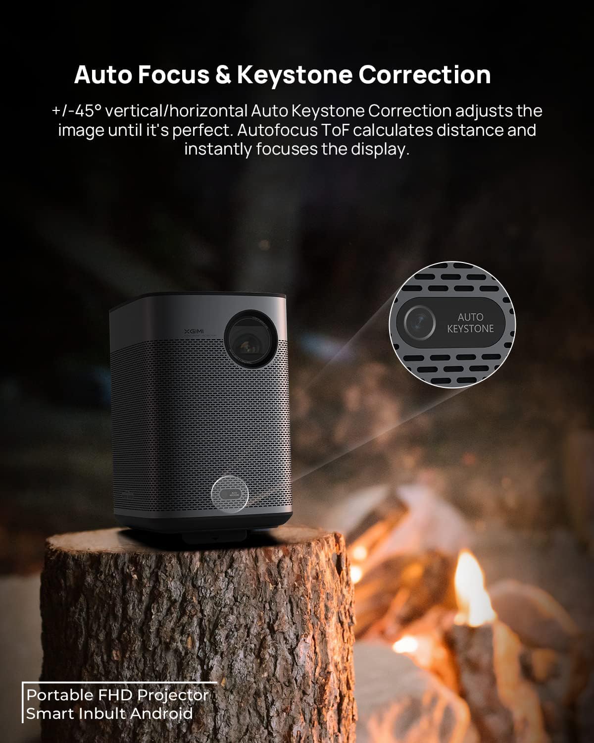 xgimi halo＋ Xgimi Halo+ 700-Lumen Full HD DLP Portable Projector - Orms